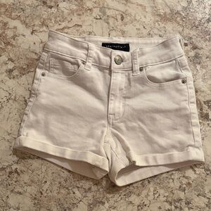 Aeropostale Women's White Jean Shorts